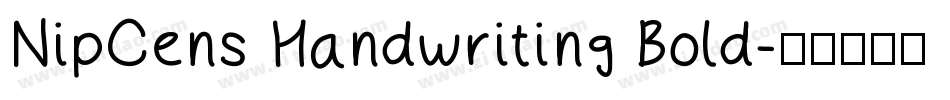 NipCens Handwriting Bold字体转换